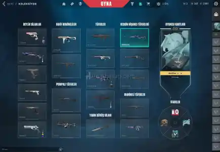 DİA 1 Vandal 2 Biçak Skinli Mail Değişen Valorant Hesap