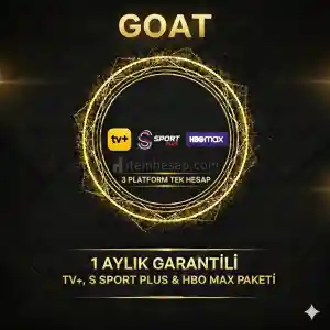[Otomatik Teslimat] 1 Aylık tv+,Ssport+ ve HBO MAX Premium