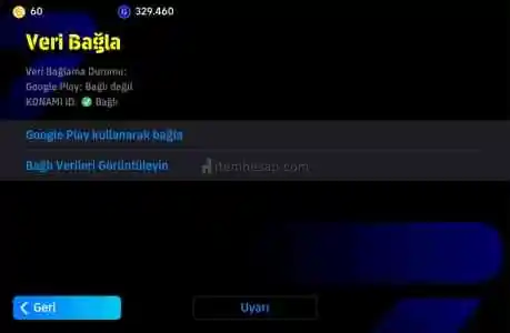 3169 KG Tek Bağ E-Football Hesabi