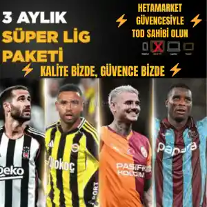 ◉ Tod 3 Aylik Süper LİG Paketi ◉