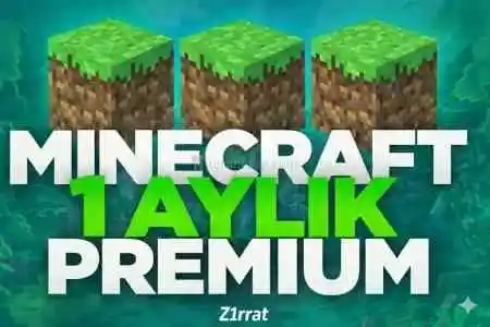 1 Aylık Minecraft Premium Garantili