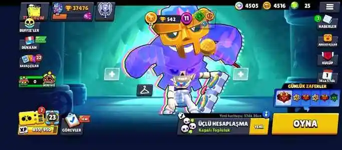 37K+ 170+kostüm ve 78 karakterli uygun hesap