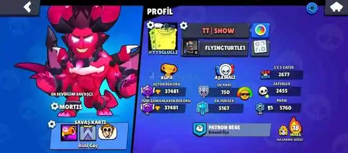 37K+ 170+kostüm ve 78 karakterli uygun hesap