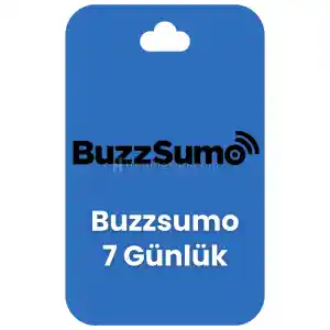 Buzzsumo 7 Günlük
