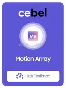 Motion Array | 1 Aylık | Günlük 50 İndirme