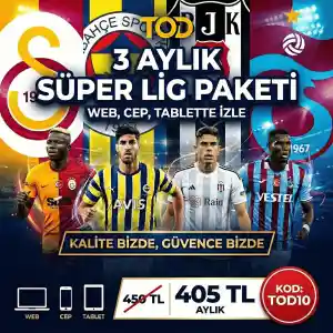 ◉ Tod 3 Aylık Süper Lig Paketi ◉