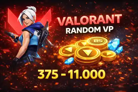 Valorant Yüksek Şans Random VP 375 - 11.000
