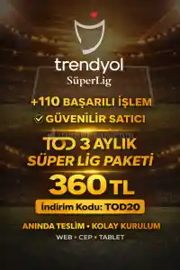 Tod 3 Aylık Süper Lig Paketi