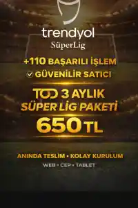 Tod 3 Aylık Süper Lig Paketi