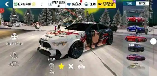 anime çizimli Mercedes-Benz