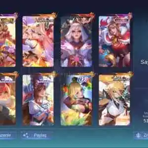 Mlbb Legend + Aspirants + Sanrio | 250+ Skin