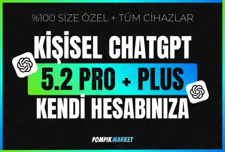 ⭐️ Kendi Hesabiniza 1 AY Chatgpt GPT-5.2 PRO ⭐️