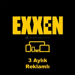 3 Aylık Exxen Reklamlı KOD (Kendi Hesabınıza)