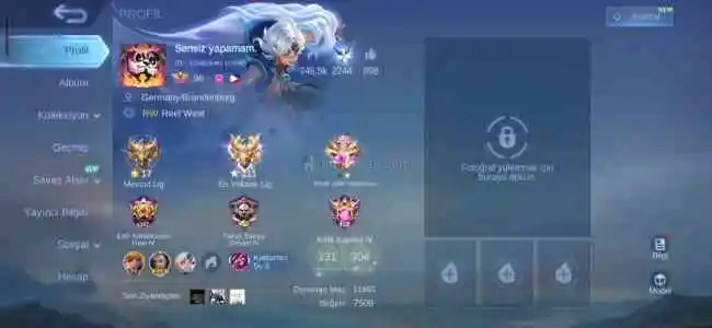 Mobile legends full Kostüm + yüksek oranlı