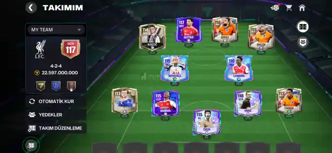 FC Mobile Hesabi 118GEN 119GEN Potansiyeli VAR ? acil satiliktir oyunu braktim boyle fiyata yok!