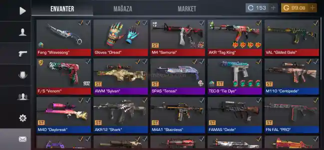 Standoff 2 Hesabi Satilik 60svy Eldivenli + bicak + guzel skinler acill satiliktir