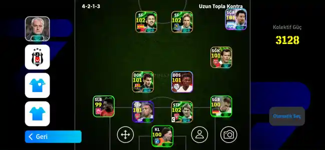 Efootball pes mobile hesap cok iyi tek bag safe ios tan oynuyordum acil satiliktir boyle fiyata bulunmaz 3130güç!