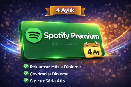 Spotify Premium 4 Ay | Full Premium | Anında Teslim | Sorunsuz Kullanım