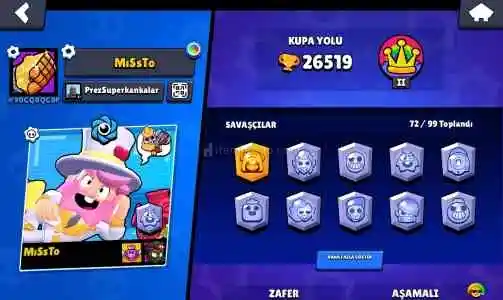 Brawl Stars Uyguna Satılık Hesap