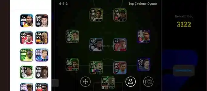 ​3122 GÜÇ! | 105 Kahn + 106 Cannavaro | Efsane Kadro ​Full+Full PES Hesabi | 105 Kaleci | 106 Defans | BOL Epic'li