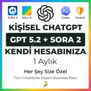 ⭐Kendi Mailinize 1 Aylık ChatGPT 5.2 Business⭐
