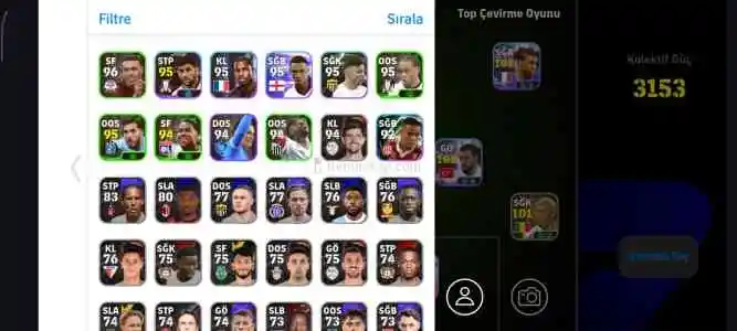 güzel şanslı peleli hesap