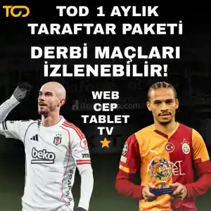 Derbi İzlenebilir TOD TV 1 Haftalık Taraftar Kodu Sınırlı Stok