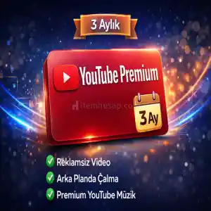 ⭐(Kendi Hesabiniza) 3 Aylik Youtube Premium⭐
