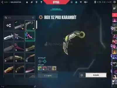 Valorant sevilen desenleri olan güzel hesap