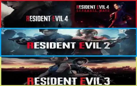 Resident Evil 4 Remake + Resident Evil 2 + Resident Evil 3