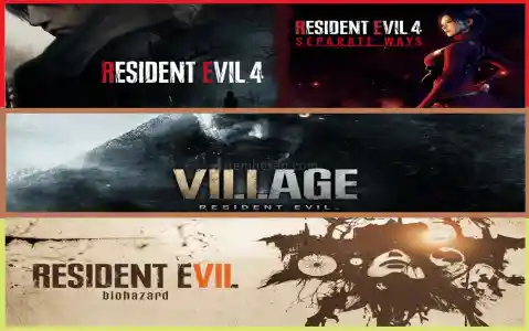 Resident Evil 4 Remake + Resident Evil Village + Resident Evil Biohazard