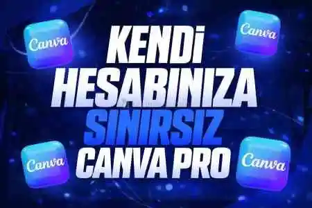⭐Canva Pro⭐ Kendi Hesabınıza