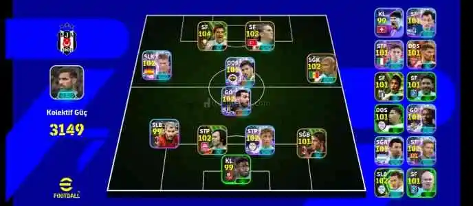 3149 Kolektif GÜÇ | Full Yildiz Kadro | 26M GP + 615 Coin!