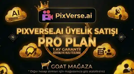 [Otomatik Teslimat] 1 Aylık PixVerse.ai Pro