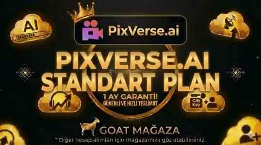 [Otomatik Teslimat] 1 Aylık PixVerse.ai Standart