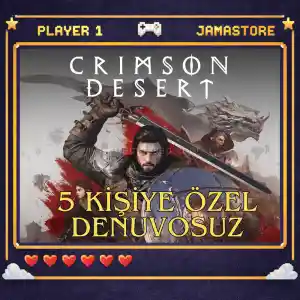 [5 Kişiye Özel Denuvosuz] Crimson Desert + Garanti