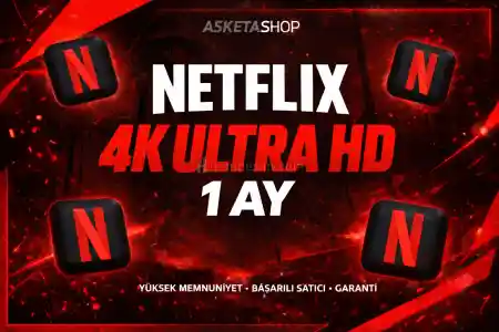 ⭐4K UHD Netflix⭐(1 Aylık Kapanmayan Hesap Destek + Garanti)