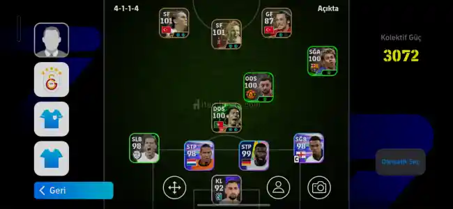 efootball 4 epik oyuncu var 1500 tle hesabım