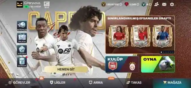 FC mobil 4 yıllık hesabımı satıyorum