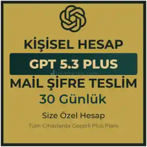 ⭐ChatGPT 5.2 Plus Kişisel Hesap 1 Aylık⭐