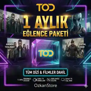 TOD 1 Aylık Eğlence Paketi | Anında Teslim