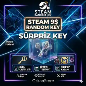 Steam 9$ USD Random Oyun Key | OzkanStore