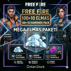 Free Fire 100+10 Elmas | OzkanStore