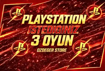 Istediğiniz 3 PSN Oyunu En Uygun+Bonus