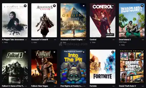 Dolu Dolu Fortnite ve Epic Games Hesap