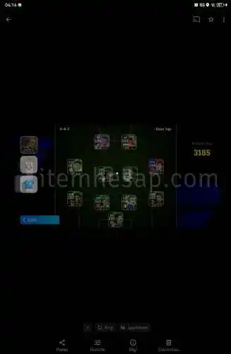 3185 kolektif li, 105 lik Ronaldo ve 105 lik Messi li efsene hesap