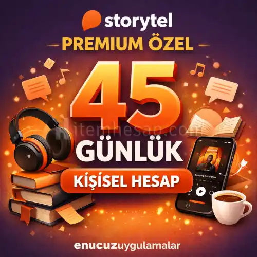 Storytel Premium Özel 45 Günlük Kişisel Hesap
