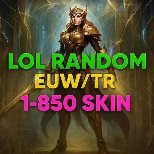 ⭐ Euw/Tr - LOL 1-850 Skin Hesap ⭐