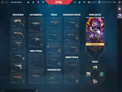 Dolu Geliştirilebilir Silahlar Mevcuttur 51 Seviye