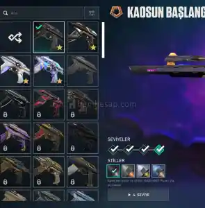 Hesap Gördüğünüz Gibi 5 BIÇ 3 Vandal 1 OP 1 Yağmaci Odin Sherif Dolu BİR Hesap